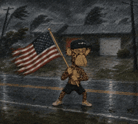 Raining Independence Day GIF by Boring Merch