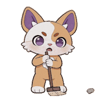 Cat Weekend Sticker by Debellum