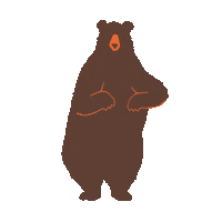BearNakedGranola love happy dance hug Sticker