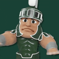 Michigan Football Party GIF by Michigan State Athletics