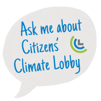 Climate Change Volunteer Sticker by Citizens' Climate Lobby