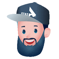 stastrailers wink trucker stas trucker john Sticker