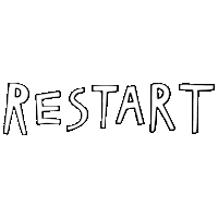 Restart Sticker by Abiby