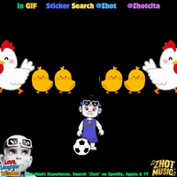 Futbol Chicken GIF by Zhot Music