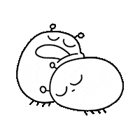 Sleepy Caterpillar Sticker