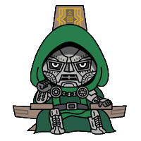 Doctor Doom Waiting Sticker by Marvel Studios