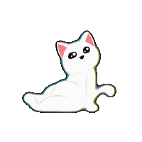 moonandace love cat hungry sleep Sticker
