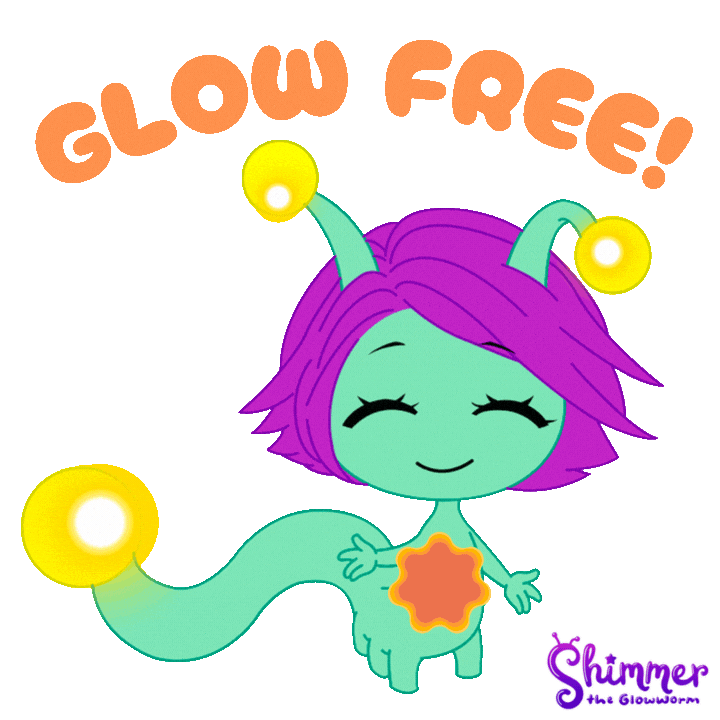 Good Vibes Yes Sticker by ShimmertheGlowworm