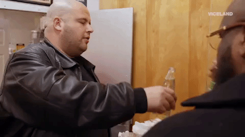 fuck that's delicious caribbean food GIF
