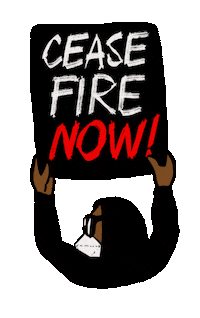 Peace Protest Sticker