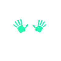 Soft Hands Touch Sticker by Connected Babies