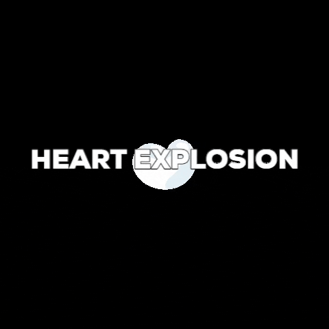 dynart giphygifmaker heart explosion GIF