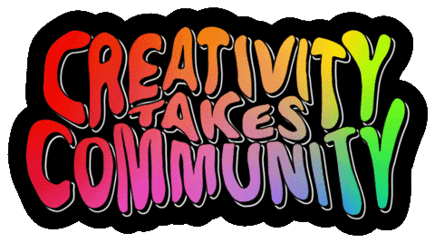 Rainbow Community Sticker by Adobe Creative Cloud Express