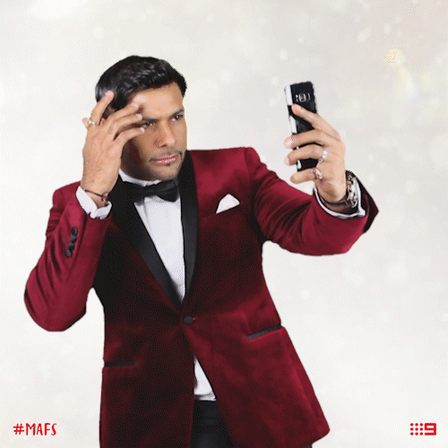 channel 9 selfie GIF by Married At First Sight Australia