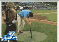 grand rapids falling GIF by West Michigan Whitecaps 