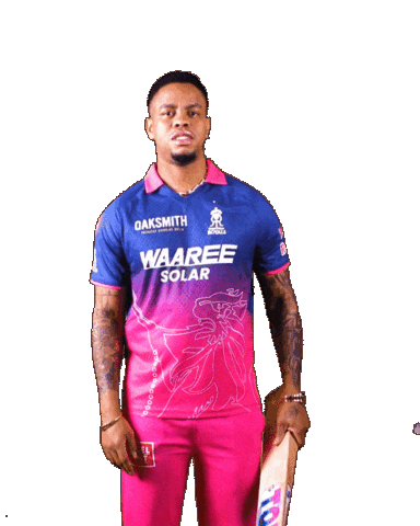Halla Bol Pink Sticker by Rajasthan Royals