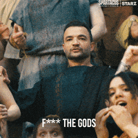 Shocked Tv Show GIF by Spartacus