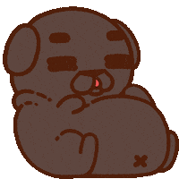 Ollie Pugs Sticker by Puglie Pug