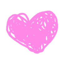 smolgul love pink line write Sticker