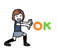 黑兔先生 Ok Sticker by rabbitblack