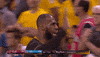 happy lebron james GIF by NBA