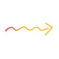 chriscocomedia rainbow arrow tropical yellow arrow Sticker