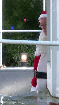 Christmas Creeping GIF by Hollyoaks