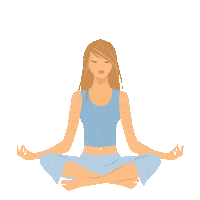 Yoga Sticker by imoji