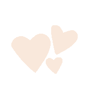 dokinaare love hearts amour coeur Sticker