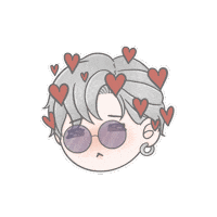 In Love Corazon Sticker