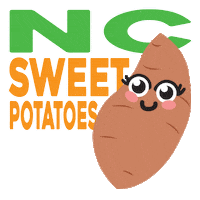 North Carolina Farmer Sticker by NC SweetPotatoes