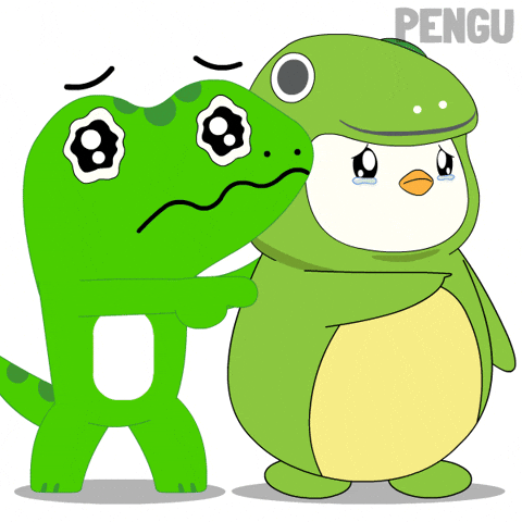 Sad Friends GIF by Pudgy Penguins