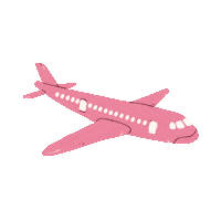 issabby travel bye plane travelling Sticker