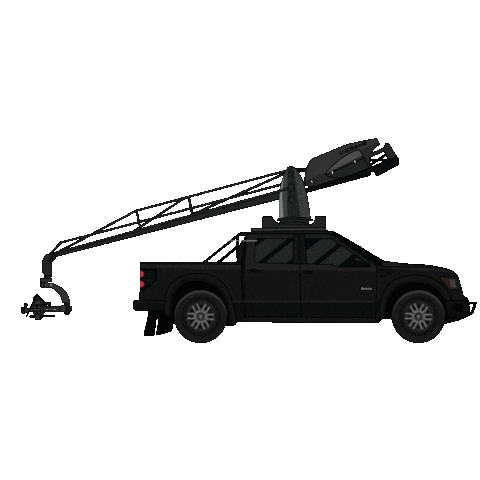 airwolffilms camera pursuit motocrane russian arm Sticker