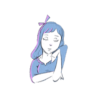 pangui beauty flirt azul linda Sticker