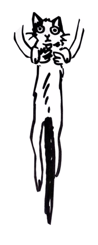 Black And White Art Sticker