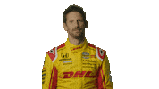 Romain Grosjean Shrug Sticker by INDYCAR