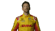 Pointing Up Romain Grosjean Sticker by INDYCAR