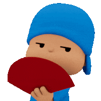 Thinking Judging Sticker by Pocoyo