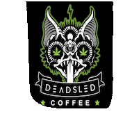 Coffin Wake The Dead Sticker by Dead Sled Coffee