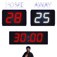25 Away Sticker