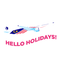Malaysia Flag Hello Sticker by Malaysia Airlines