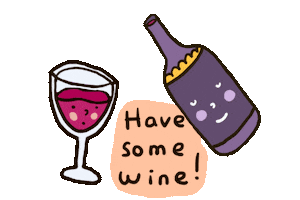 wine wineday Sticker by cypru55