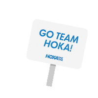 HOKARacer sports fitness team wave Sticker