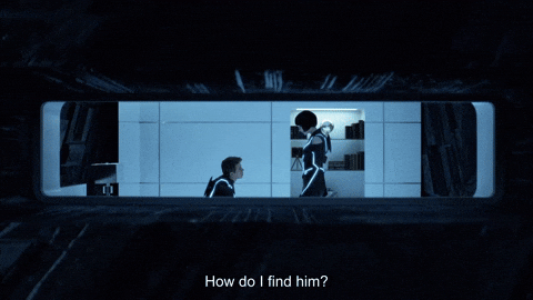 Find Him Tron Legacy GIF by Goldmaster