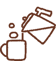 Coffee Water Sticker