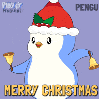 Merry Christmas GIF by Pudgy Penguins