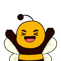 Lets Go Yes Sticker by Plan Bee Studios
