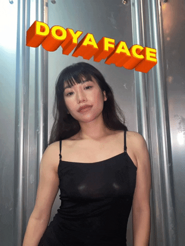 tomodachigif tomodachigif doya face GIF