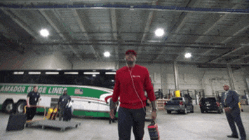carmelo anthony arrival GIF by NBA